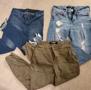 1 pair of Lucky Brand Jeans, 2 pair of Express